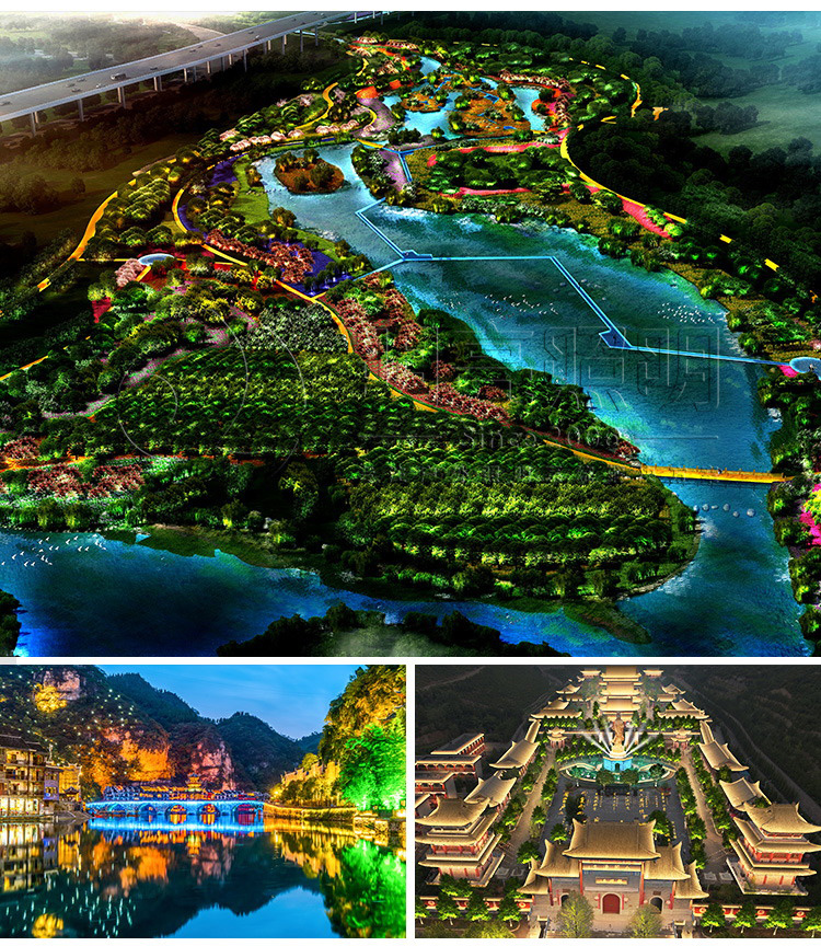 明亮照明集團景區(qū)亮化案例