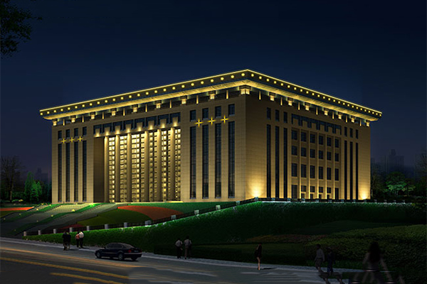 市政亮化設計-呈現(xiàn)大樓夜間形象