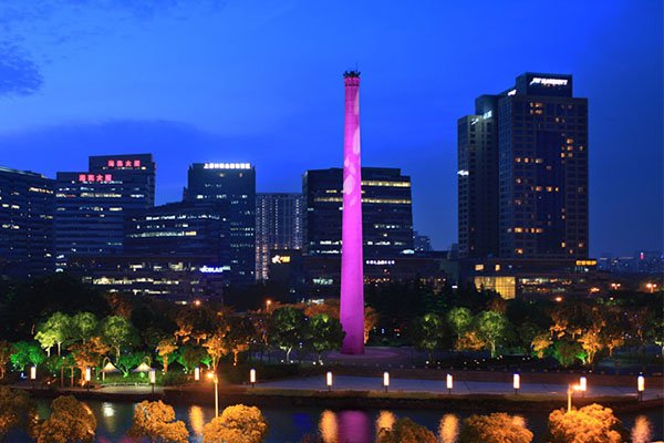 煙囪亮化-設(shè)計(jì)過程要結(jié)合周圍環(huán)境