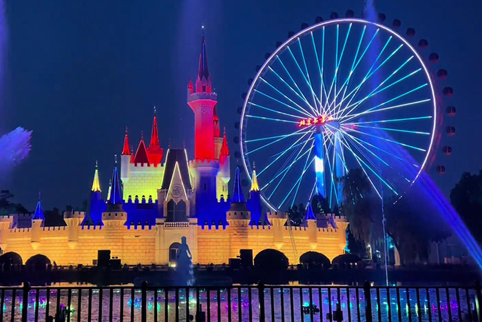 游樂場摩天輪亮化工程