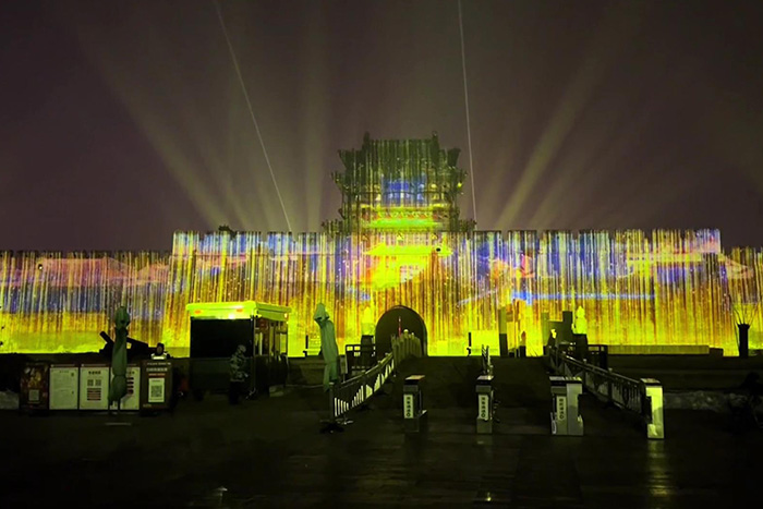 城墻全息投影亮化