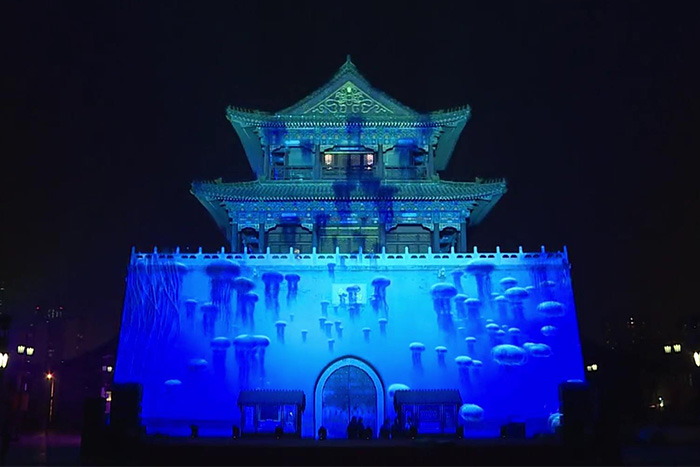 古建筑3D全息投影