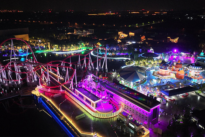 游樂(lè)園夜景亮化