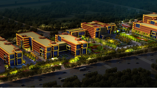 鄭州中科新興產業(yè)技術研究院樓體亮化