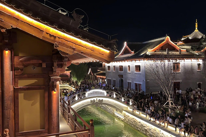 景區(qū)古建筑燈光亮化