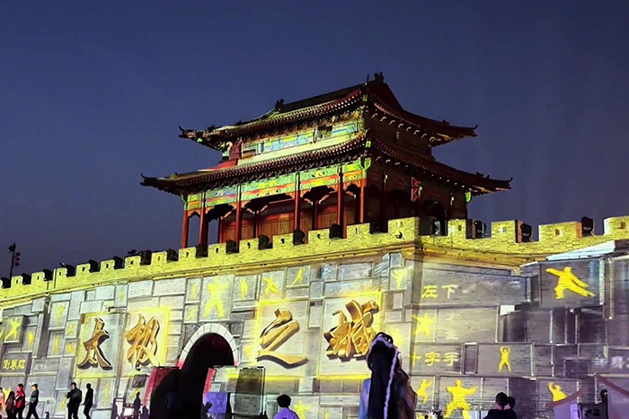 景區(qū)古建筑3D全息投影