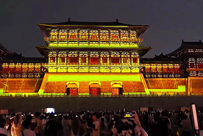 景區(qū)古建筑3D全息投影