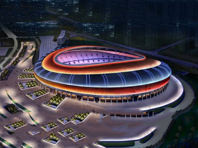 大型場(chǎng)館亮化工程-燈光設(shè)計(jì)效果展現(xiàn)比賽精神