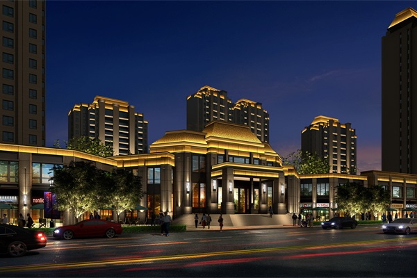 房地產(chǎn)夜景亮化