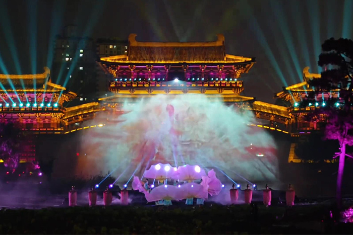 景區(qū)古建筑燈光亮化